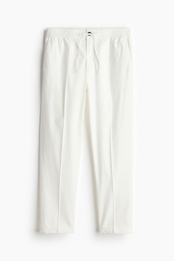 Pantalones casuales de algodón rectos y regulares Old Money 