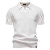 Textured polo shirt