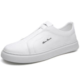 Sapatos de couro sem cadarço