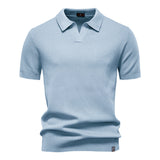 Textured polo shirt