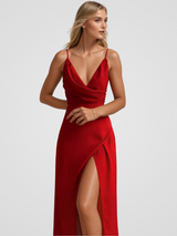 VESTIDO DE CETIM FELICE