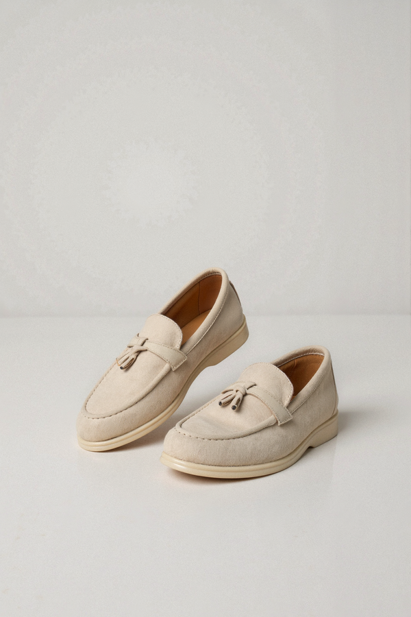 Mocassins casuais de veludo com cabedal respirável Old Money