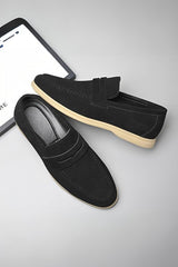 Mocassins casuais masculinos Old Money, versáteis e casuais