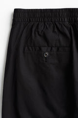 Calça de algodão reta regular casual Old Money 