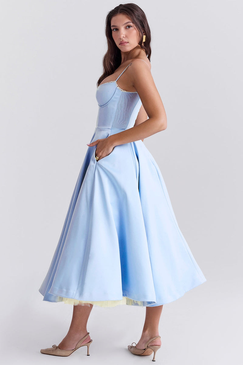 Vestido midi de tule Cindy