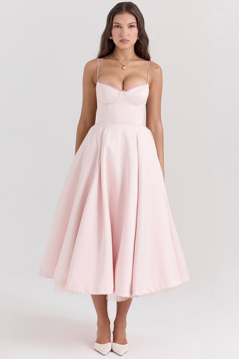 Vestido midi de tule Cindy