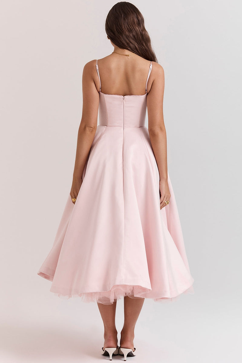 Vestido midi de tule Cindy