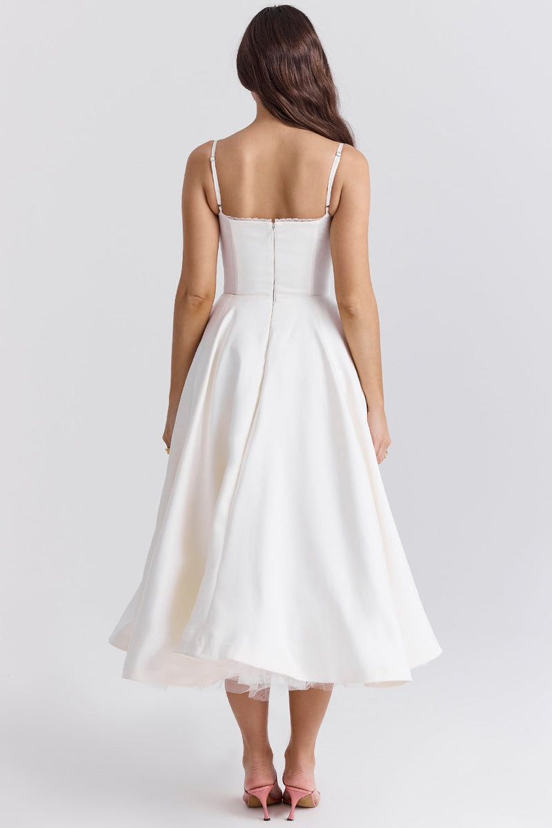 Vestido midi de tule Cindy