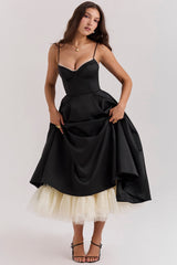 Vestido midi de tule Cindy