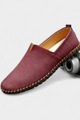 Mocassins de couro Santorini 