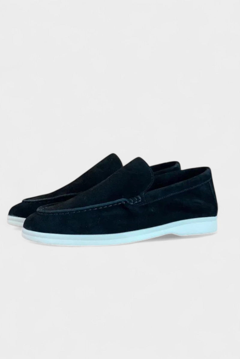 Mocassins elegantes de camurça