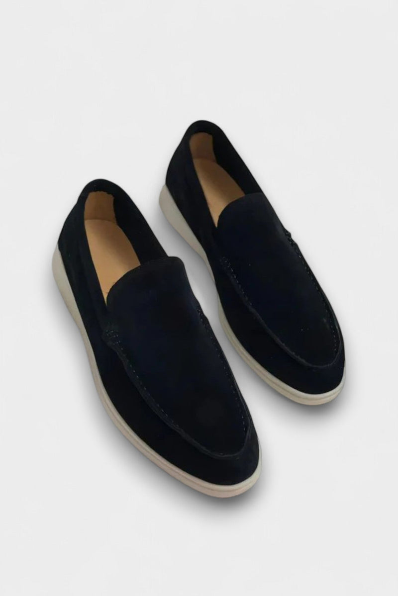 Mocassins elegantes de camurça