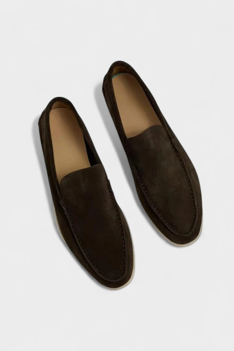 Mocassins elegantes de camurça