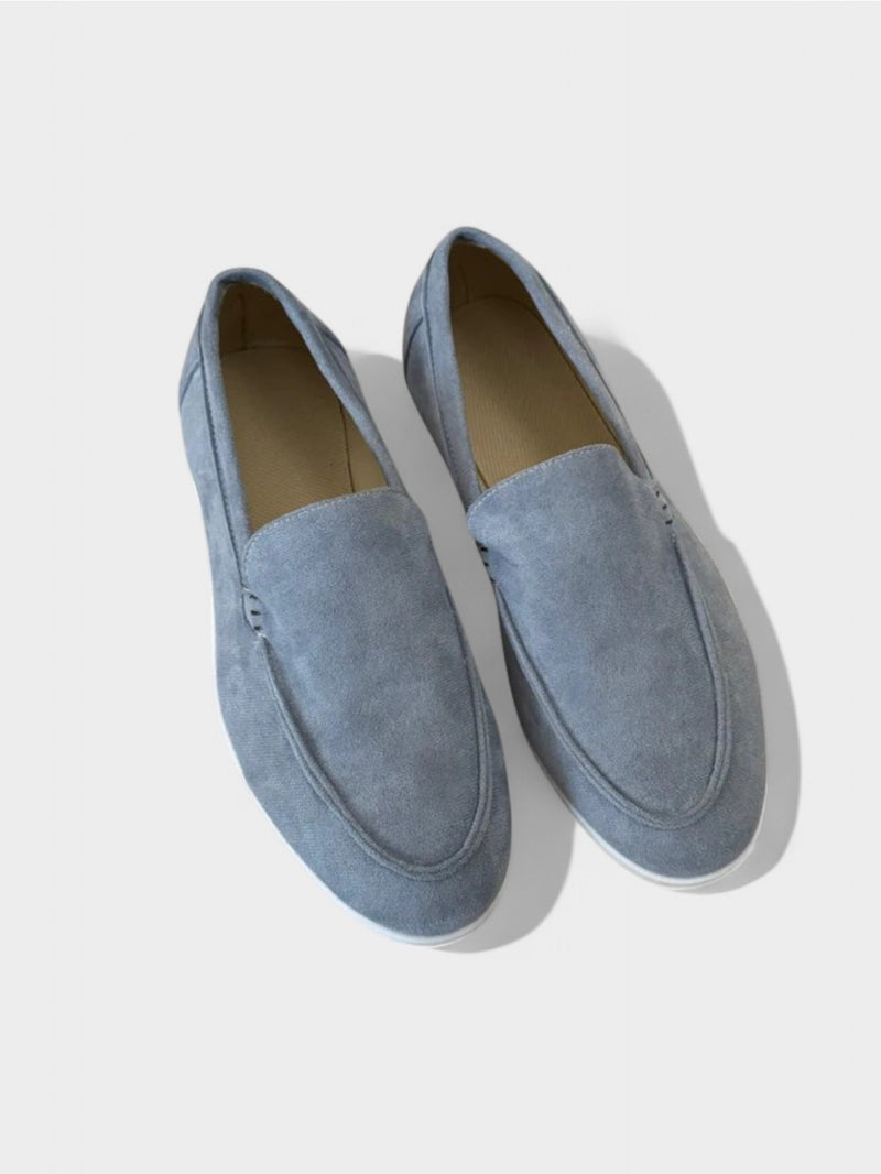 Mocassins elegantes de camurça