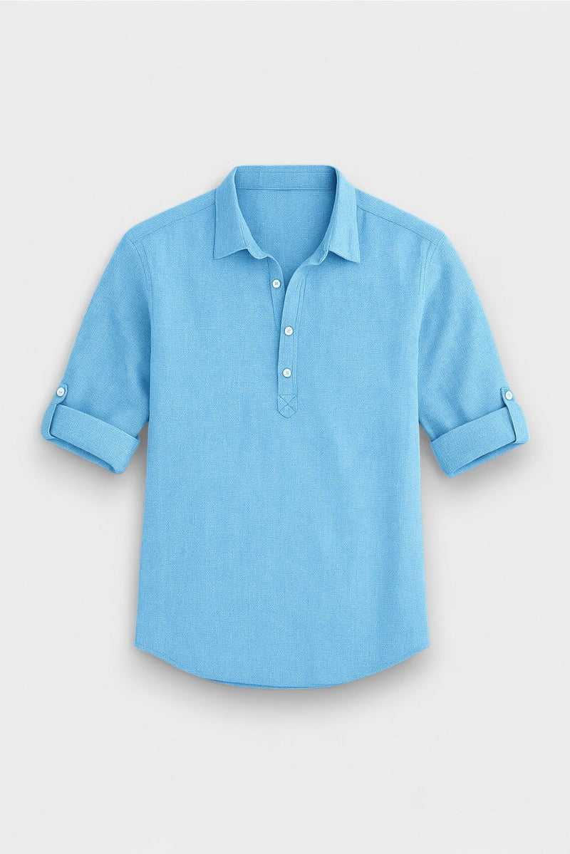 Camisa de algodão clássica Sabbio