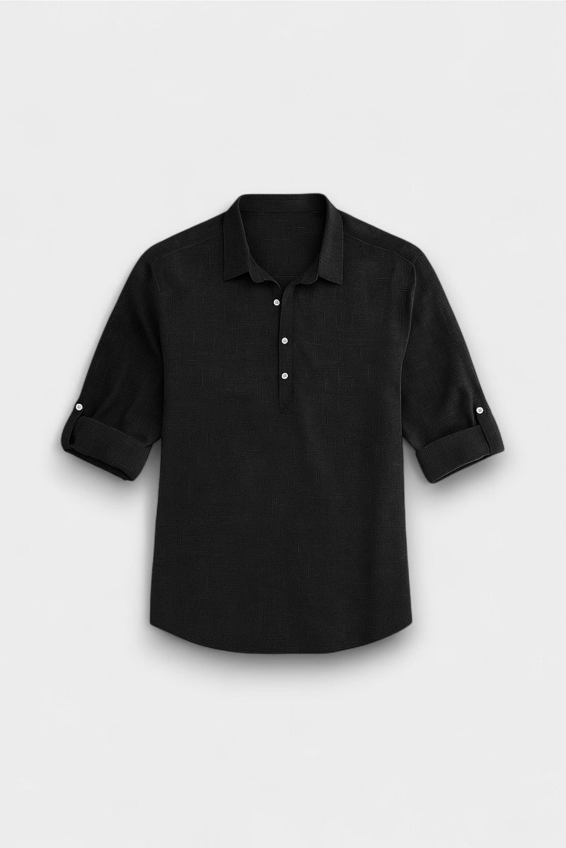 Camisa de algodão clássica Sabbio