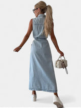 Isabelle | Vestido Maxi Jeans
