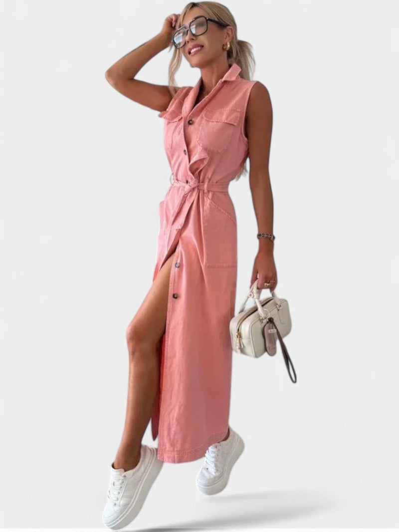 Isabelle | Vestido Maxi Jeans