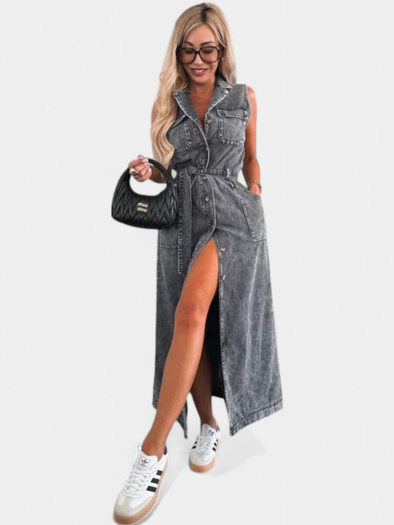 Isabelle | Vestido Maxi Jeans