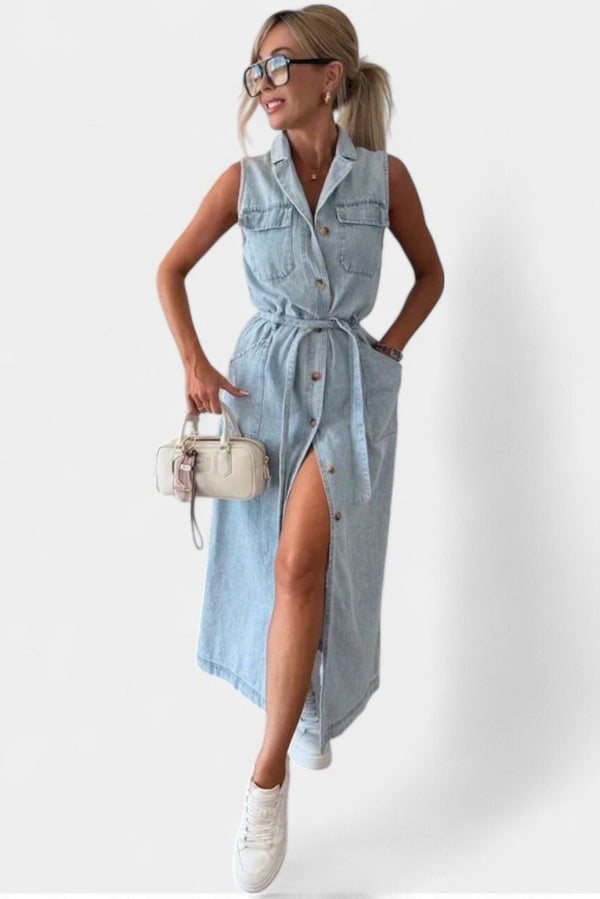 Isabelle | Vestido Maxi Jeans