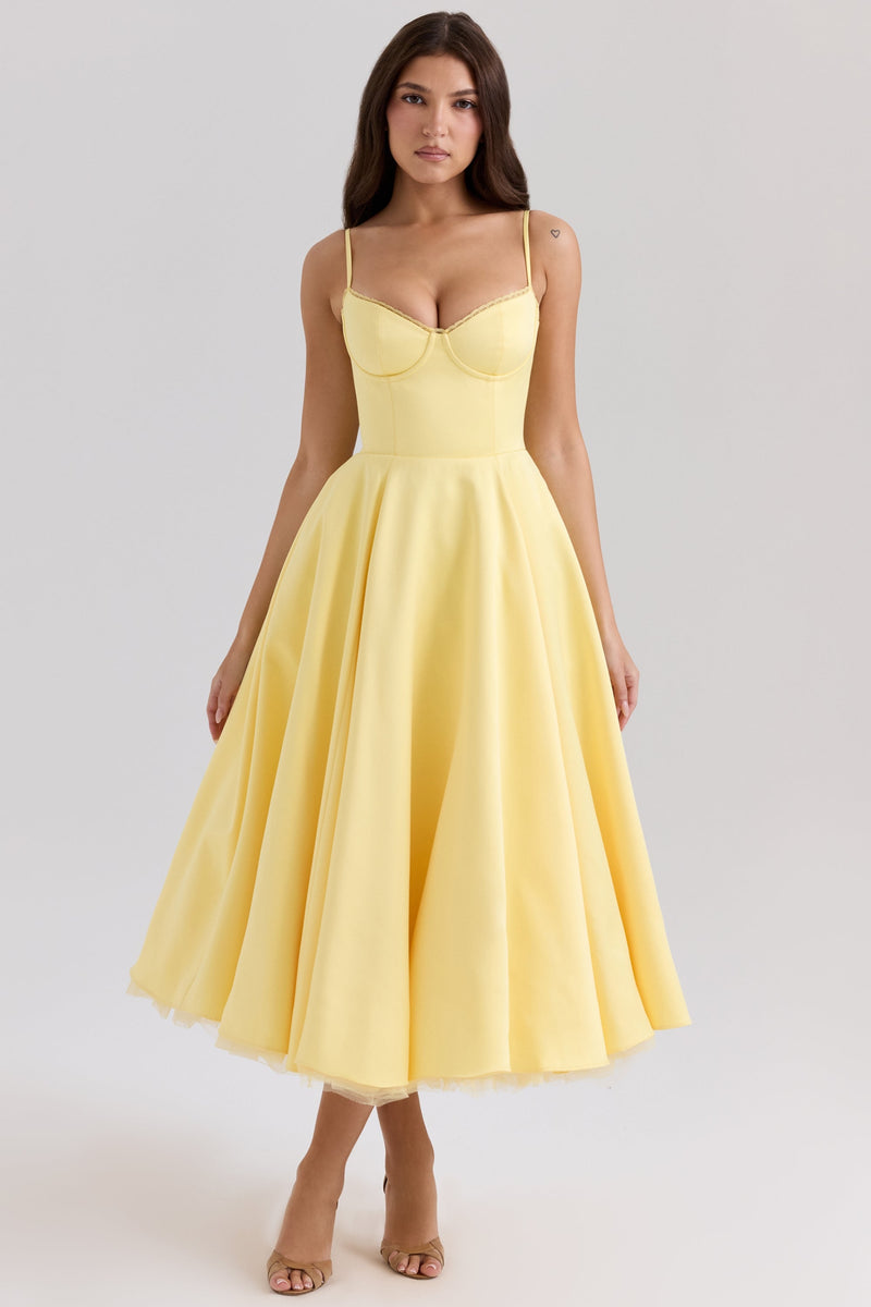 Vestido midi de tule Cindy
