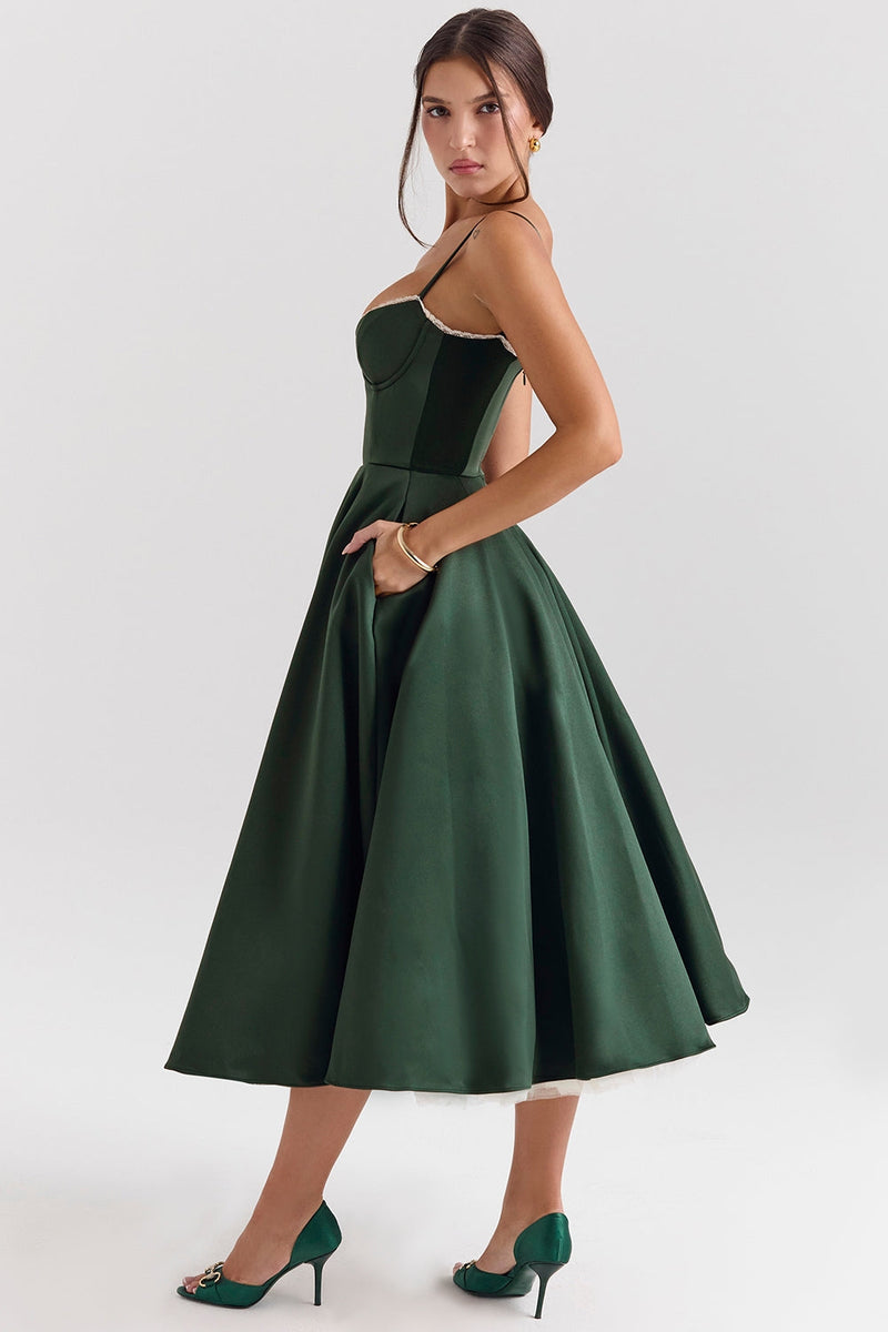 Vestido midi de tule Cindy
