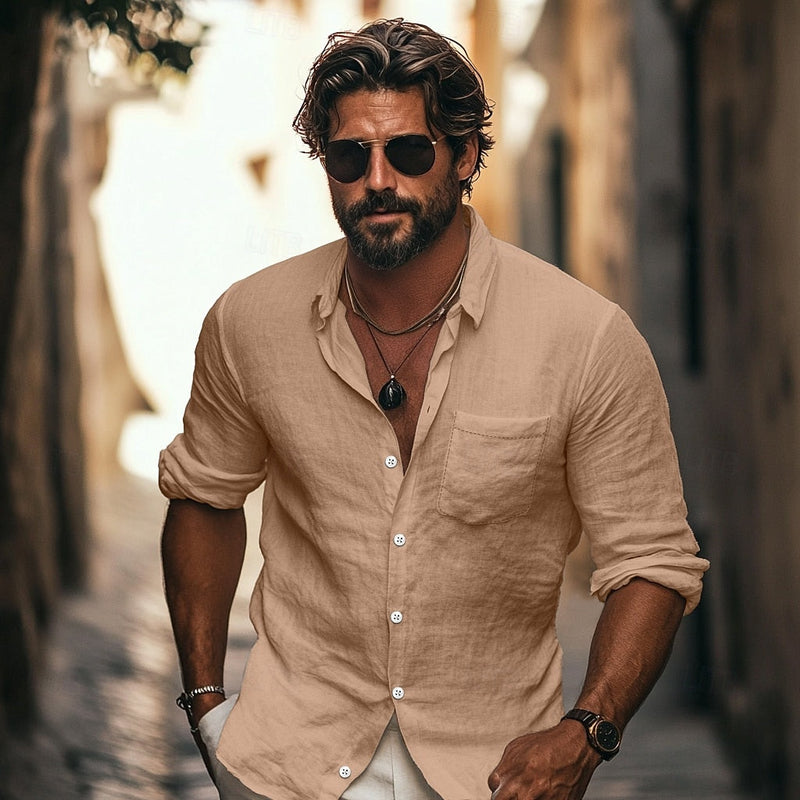 Ronald - Linen shirt for summer